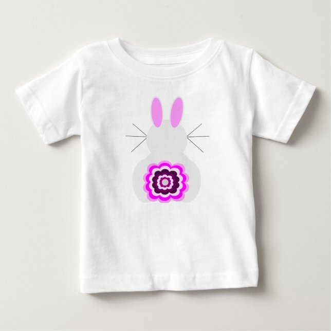 Pour Bébé T-shirt Baby Bunny de Pâques (Devant)