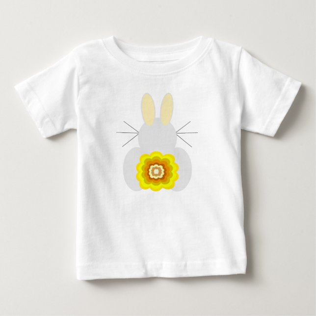 Pour Bébé T-shirt Baby Bunny de Pâques (Devant)
