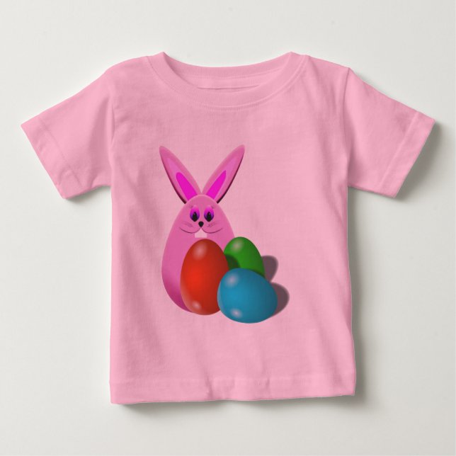 Pour Bébé T-shirt Baby Bunny de Pâques (Devant)