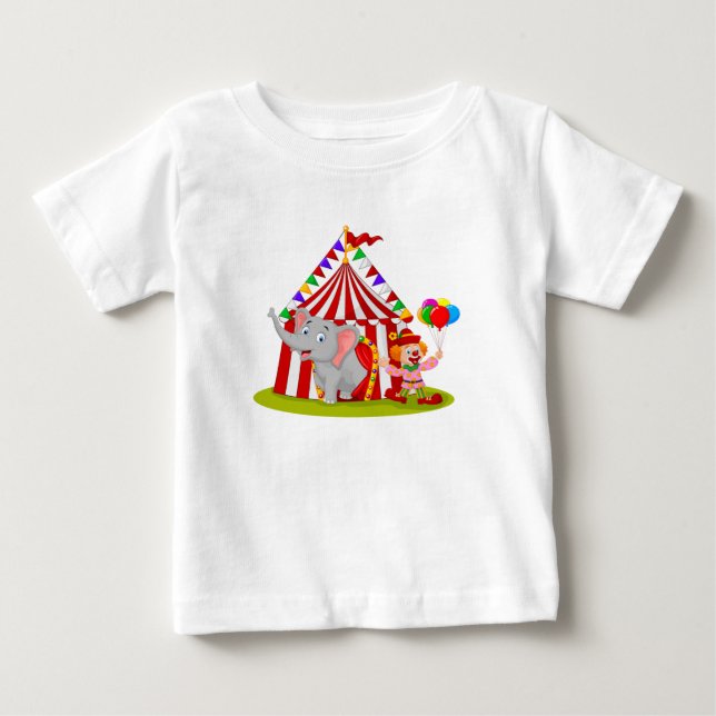 Pour Bébé T-shirt Baby Circus Fine Jersey (Devant)