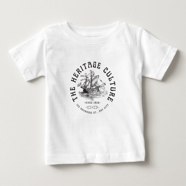 Pour Bébé T-shirt Baby Fine Jersey (Devant)