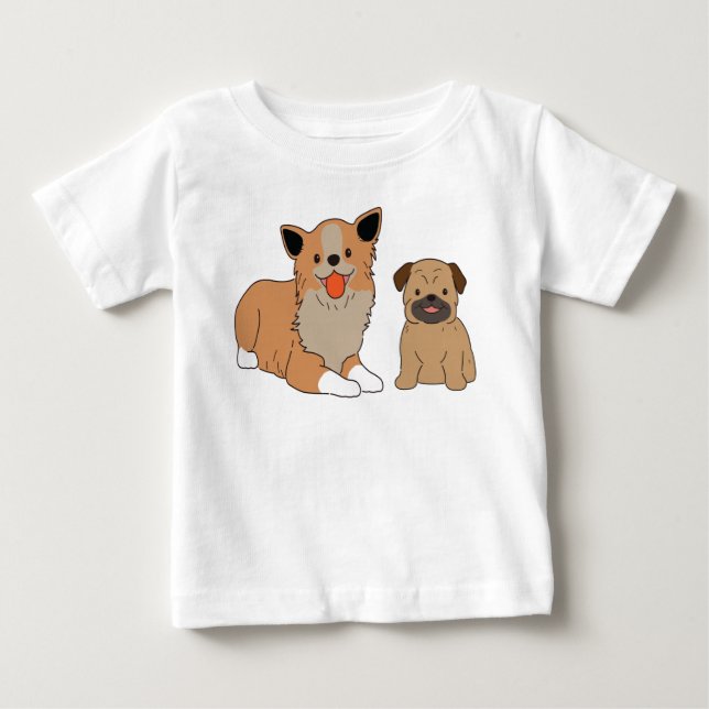 Pour Bébé T-shirt Baby Fine Jersey (Devant)