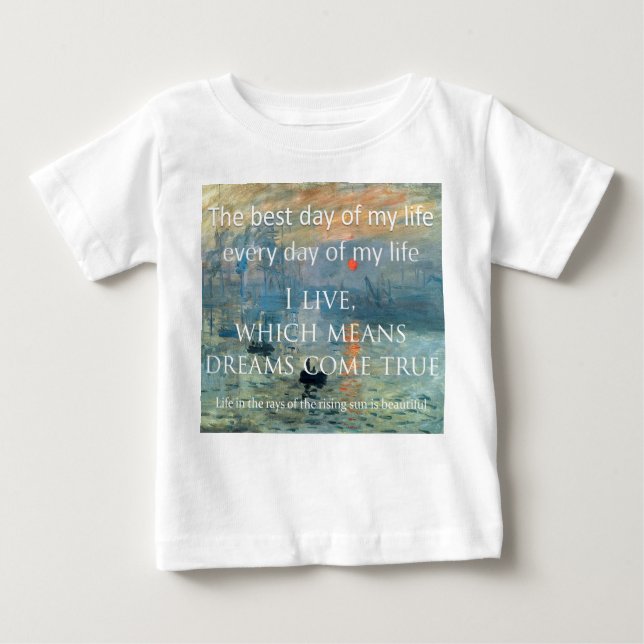 Pour Bébé T-shirt Baby Fine Jersey (Devant)