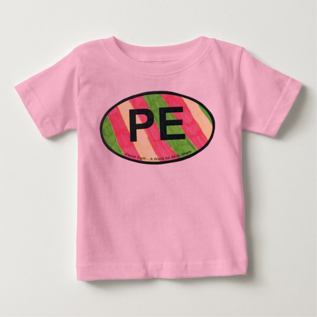 Pour Bébé T-shirt Baby Planet Earth (Devant)