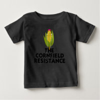 T-shirt Baby Raglan - La résistance aux champs de