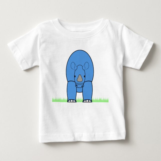 Pour Bébé T-shirt Baby Rhino (Devant)