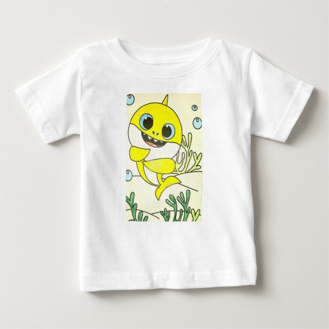 Pour Bébé T-shirt Baby Shark (Devant)