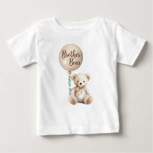 Pour Bébé T-shirt Baby shower de l'ours frère