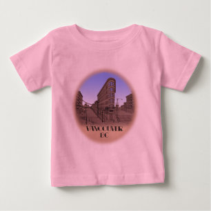 Pour Bébé T-shirt Baby Souvenir de Vancouver Gastown Baby Sh