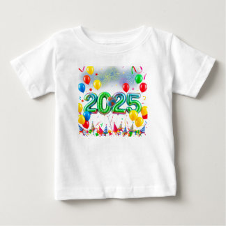 Pour Bébé T-shirt "Balloon Party 2025"