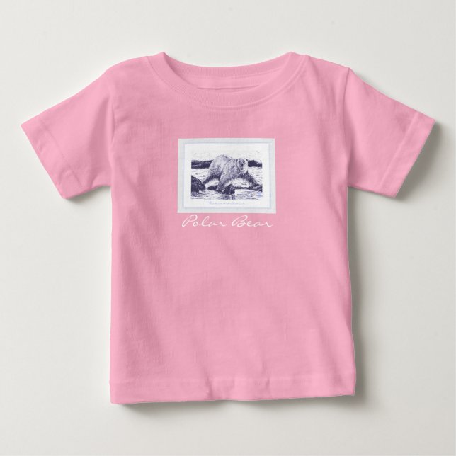 Pour Bébé T-shirt Bear Polar Baby Fine Jersey (Devant)