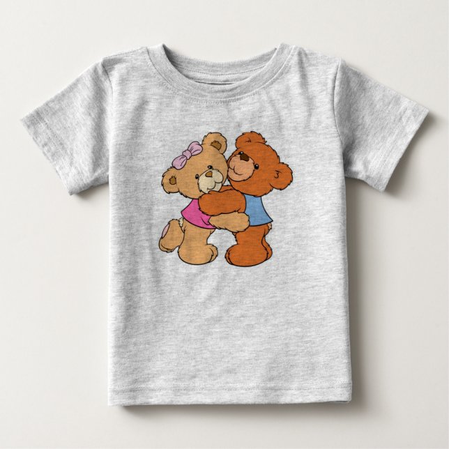 Pour Bébé T-shirt Bears/Baby Fine Jersey (Devant)