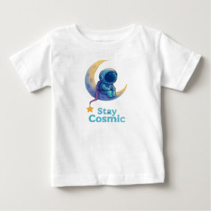 Pour Bébé T-Shirt « Bébé Astronaute “Restez Cosmique” » – Es