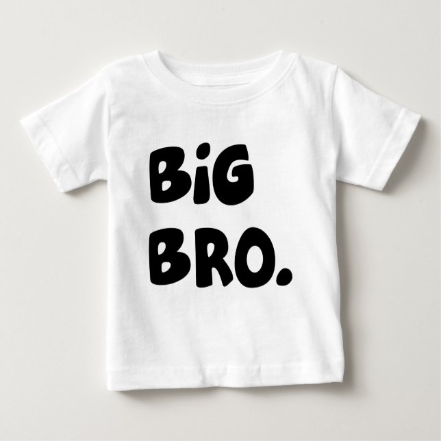 Pour Bébé T-shirt Big Bro (Devant)