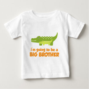 Pour Bébé T-shirt Big Brother Alligator
