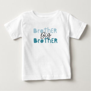 Pour Bébé T-shirt Big Brother. Compagnon du T-shirt Lil' Bro