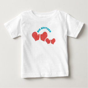 Pour Bébé T-shirt Big Brother - Thème des Mitaines Rouges
