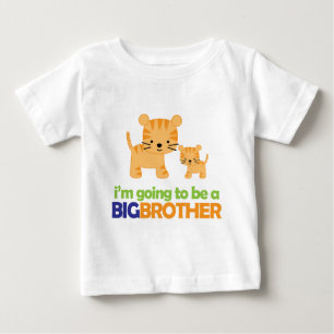 Pour Bébé T-shirt Big Brother Tiger Faire-part de grossesse