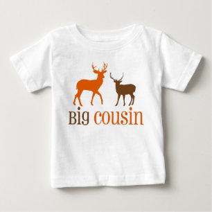 Pour Bébé T-shirt Big Cousin Deer
