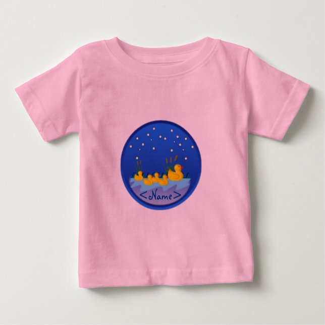 Pour Bébé T-shirt Blue Globe (Devant)