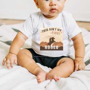 Pour Bébé T-shirt Boots Cowboy, premier tee de rodéo
