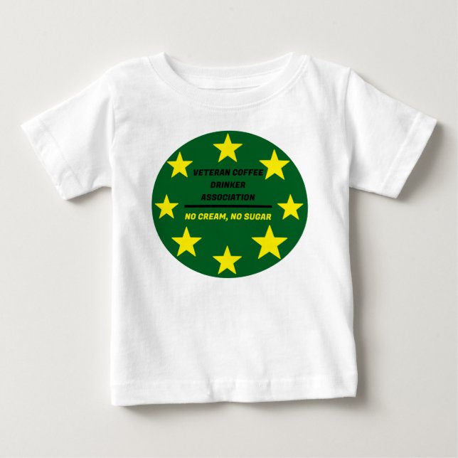 Pour Bébé T-shirt café vétéran (Devant)