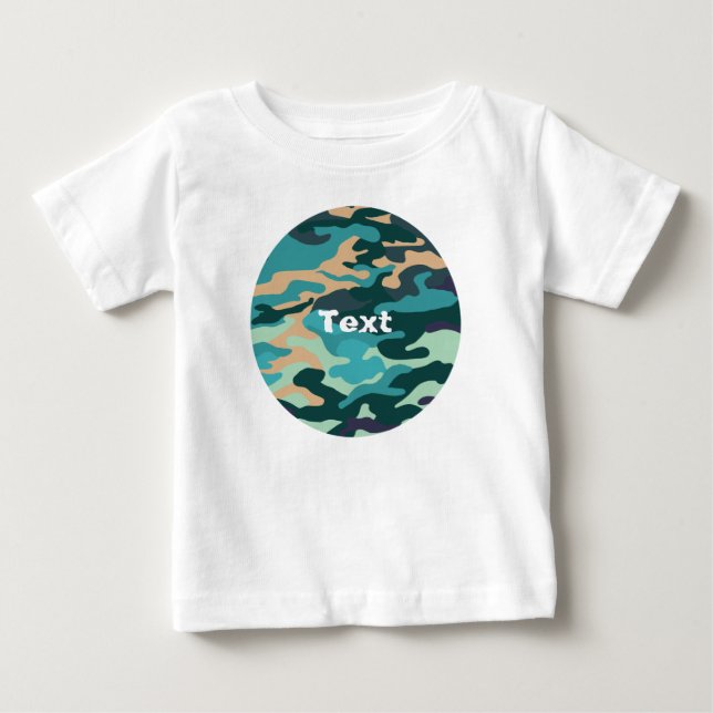 Pour Bébé T-shirt camouflage (Devant)
