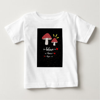 Pour Bébé T-shirt champignon mignon