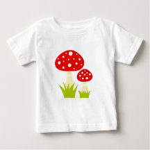 T-shirt champignon rouge agarique