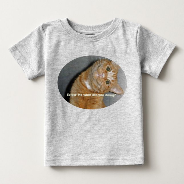 Pour Bébé T-shirt chat (Devant)