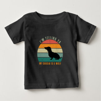 Pour Bébé T-shirt Chien Dachshund