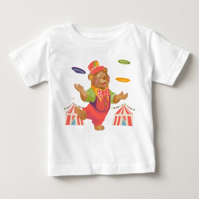 Pour Bébé T-shirt Circus Bear (Devant)
