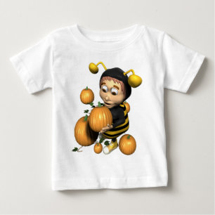 Pour Bébé T-shirt citrouille Bee