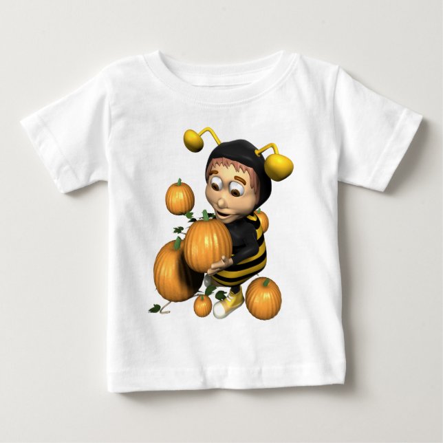 Pour Bébé T-shirt citrouille Bee (Devant)