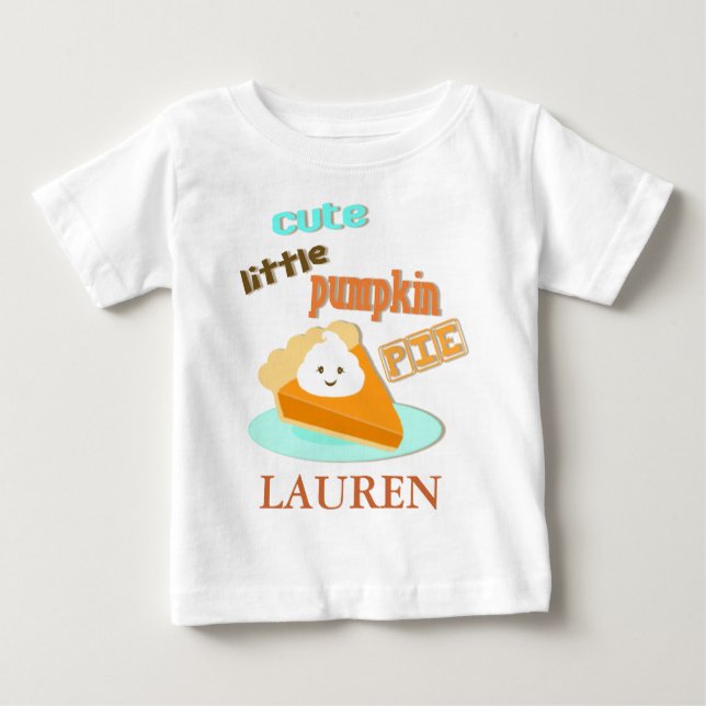 Pour Bébé T-shirt citrouille Pie Kid (Devant)