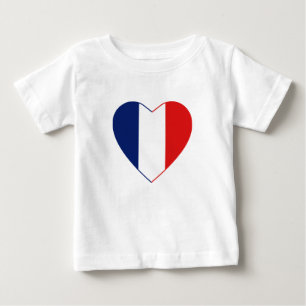 Pour Bébé T-shirt Coeur du drapeau Guyane