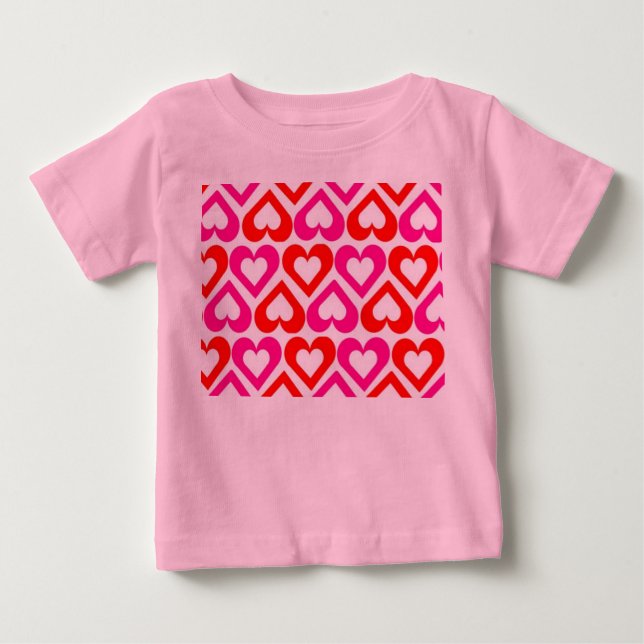 Pour Bébé T-shirt Coeurs ouverts (Devant)