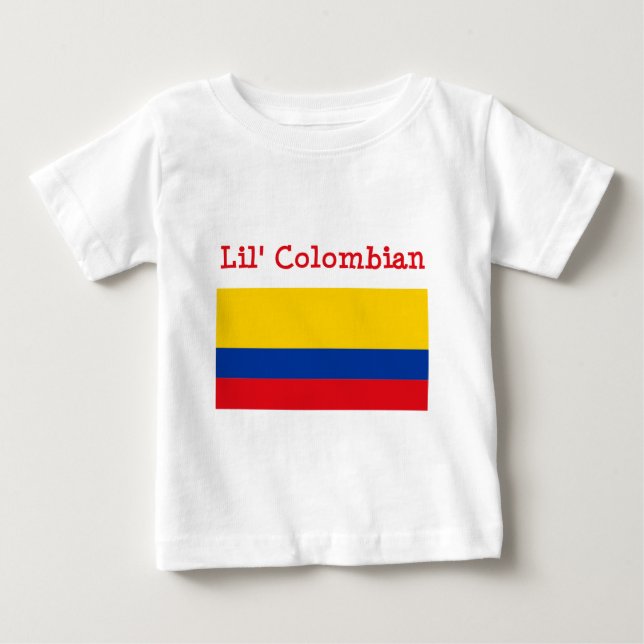 Pour Bébé T-shirt colombien de Lil (Devant)
