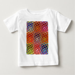 Pour Bébé T-shirt couleurs de Noël Abstrait spécial