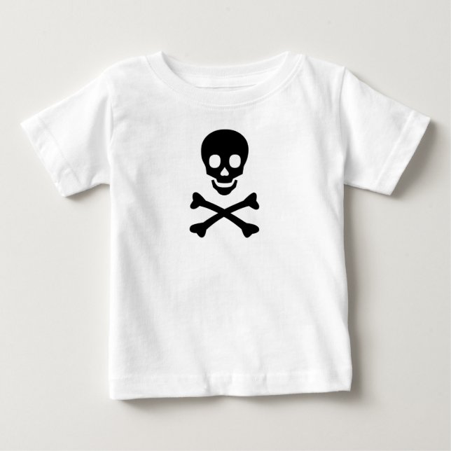 Pour Bébé T-shirt crâne et croisés (Devant)