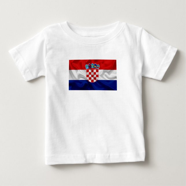 Pour Bébé T-shirt Croatie (Devant)