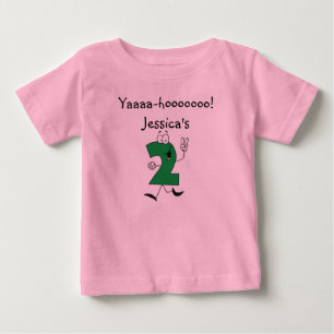 Pour Bébé T-shirt Customisé 2e anniversaire