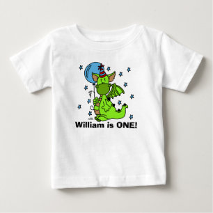 Pour Bébé T-shirt customisé d'anniversaire de dragon