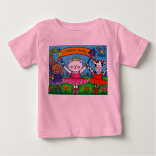 Pour Bébé T-shirt d'amies de ballerine