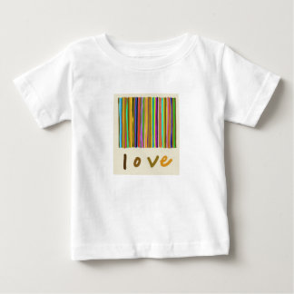 Pour Bébé T-shirt d'amour en coton blanc