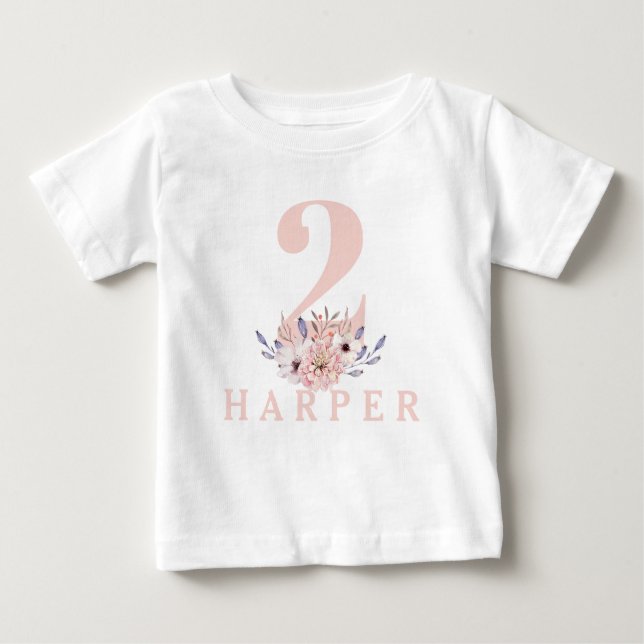 Pour Bébé T-shirt d'anniversaire (Devant)