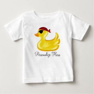 Pour Bébé T-shirt d'anniversaire de canard de pirate