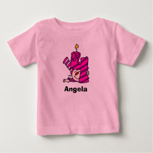 Pour Bébé T-shirt d'anniversaire de clown rose troisième