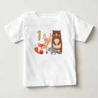 T-shirt d'anniversaire de la région boisée des