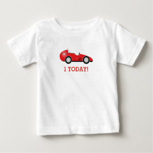 Pour Bébé T-shirt d'anniversaire de voiture de course